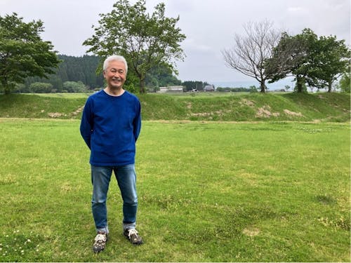 移住定住支援センターのバックヤードにて