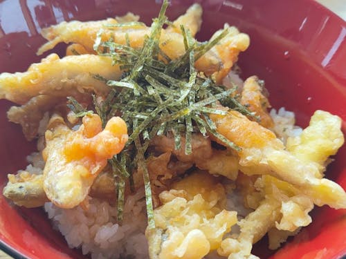 琵琶湖産 小鮎の天丼