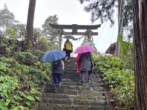 胡四王山 登山途中