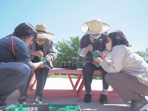 福祉事業所で働く大人の島留学生