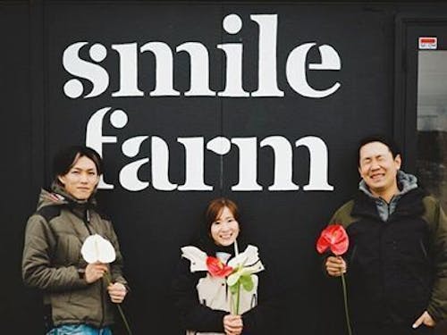 農業体験で訪問する「スマイルファーム」のみなさん