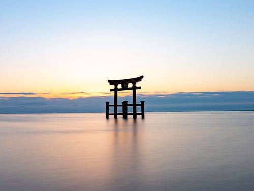 白鬚神社の大鳥居