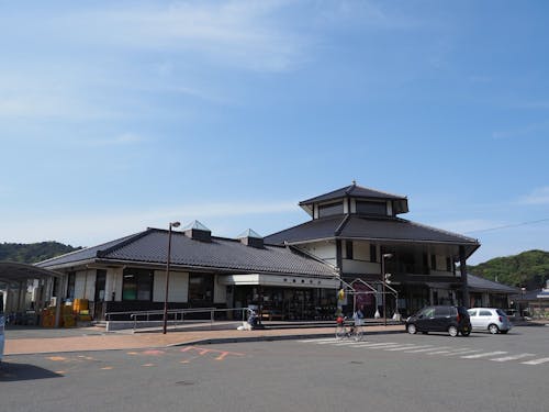 道の駅ゆとりパークたまがわ。協力隊OBの飲食店もあります。