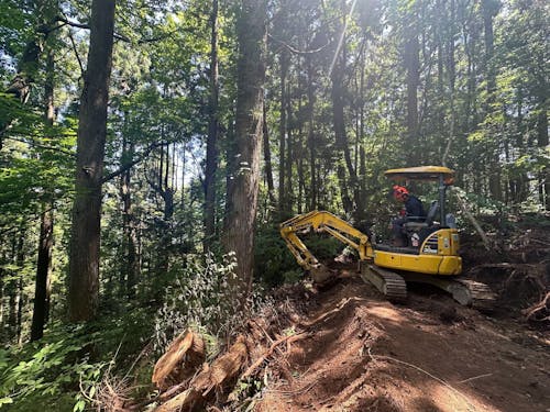 作業道の開拓が自伐型林業の命!!
