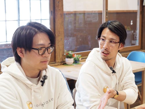 一般社団法人motibase 和泉さん(右)・藤井さん(左)