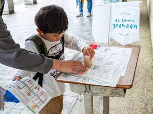 復興建築群の魅力をPRするスタンプラリーイベント