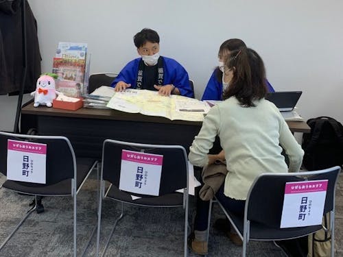 大阪で開催された移住相談会でのようす