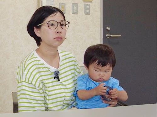 奥様の麻里子さんと時計大好き(?)恵大くん