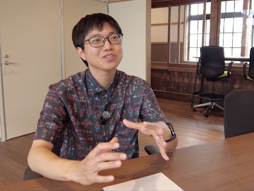 地域の繋がりづくりや問題解決を仕事にできたら…と語る山本さん。