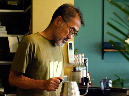 マスターこだわりのコーヒー