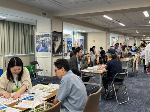 当日の会場の様子。昨年を上回る来場者数で、大賑わいでした！