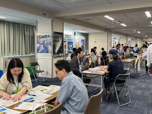 当日の会場の様子。昨年を上回る来場者数で、大賑わいでした!