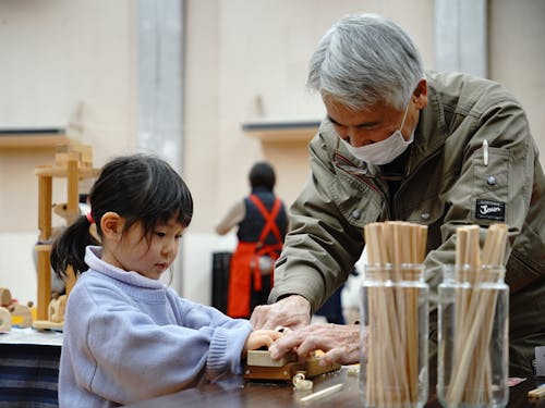 箸づくり体験