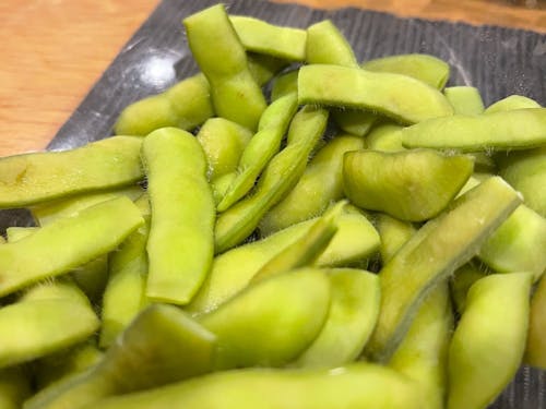 夏野菜の王者・枝豆！朝採れは旨みと香りが段違い！無限に食べられます。