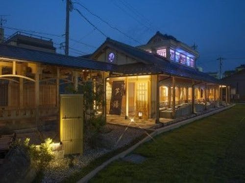 “芦湯”ライトアップ