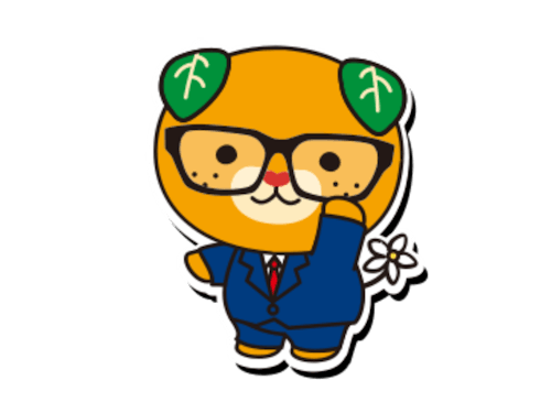 みきゃん扮するまじめ課長が移住相談に乗ってくれます(えひめ移住ネットより)