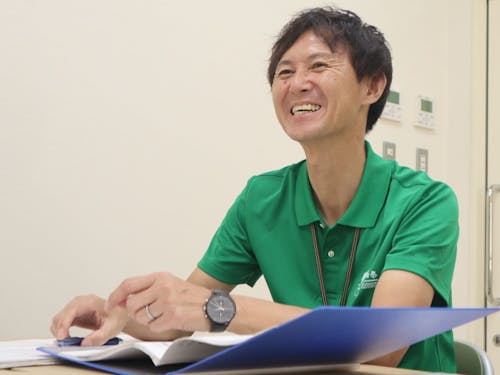 ちくせんを担当する菊池さん