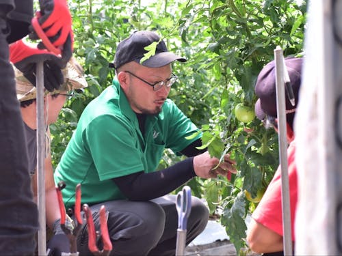 過去ツアーの様子③ 現役農家の直接指導