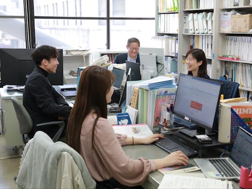 和やかな雰囲気で仕事ができる