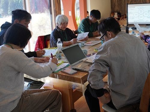 ワークショップを通じて起業プランを練り上げます