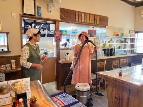 地域の食堂運営をサポートする里山留学生