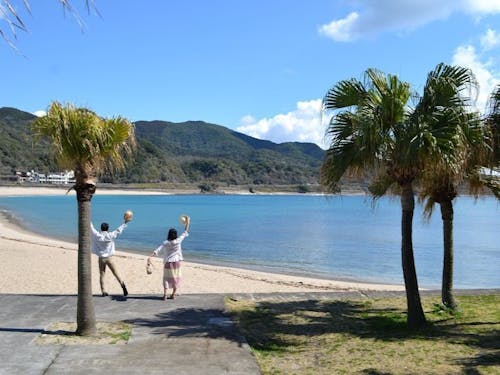 太平洋に面したダグリ岬は国定公園にも指定されている美しいビーチです。