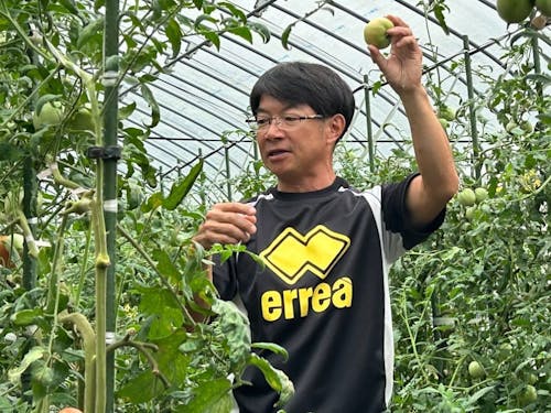 先輩就農者の倉増さん（萩市むつみ地域）