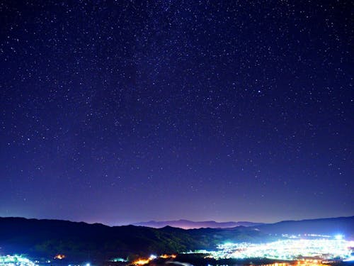 上金剛山からの夜景