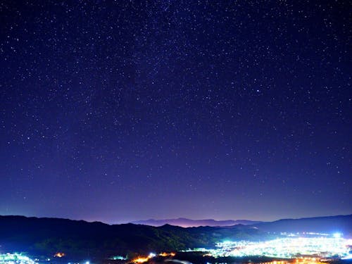 上金剛山からの夜景