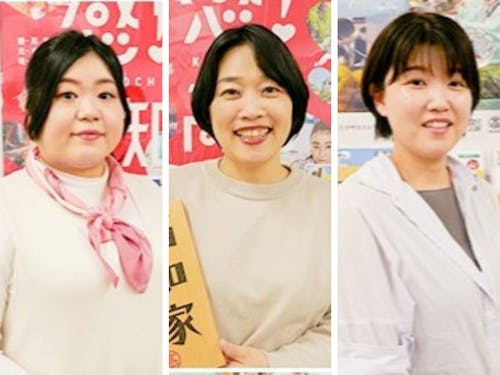 左から、岡村／田邊／澤田