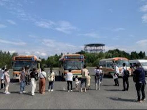 バスの運転体験会(女性限定の回)の様子