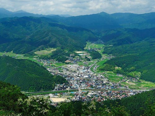 自然豊かな智頭町