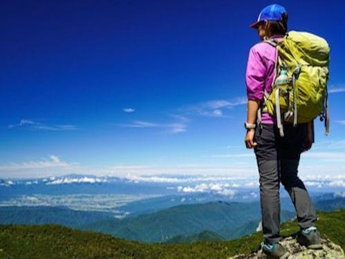 朝起きて、晴れていたら、登山へGO！