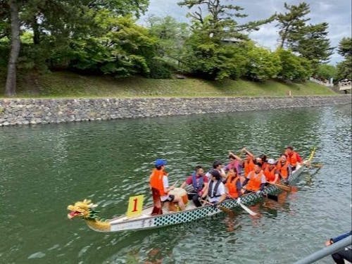 初めて経験!ドラゴンボート、気持ちいい!