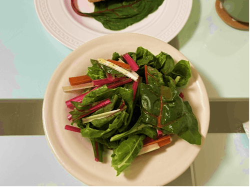 スイスチャードのサラダ