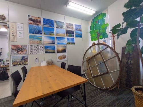 旧大津公会堂２階談話室「座」の様子