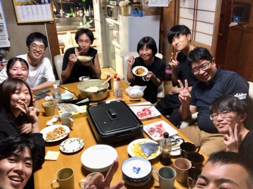 シェアハウスの日々はみんなが喜んでくれます