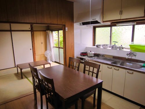 日常生活に困らないレベルの家具・消耗品はご用意しております!自炊も可能です