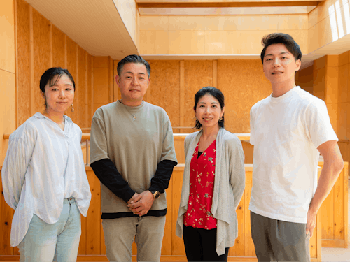 ゲスト:起業型地域おこし協力隊 左から新井田さん、橋本さん、宮之原さん、本田さん