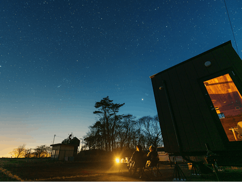 宿泊先・スカイパレスから見える星空