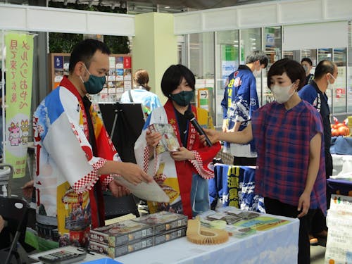 他県での出向宣伝。高岡市をPR！