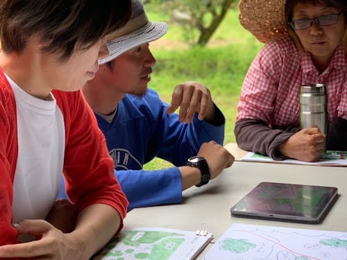 作業だけじゃない、皆で感じたことやアイデアを出し合いましょう