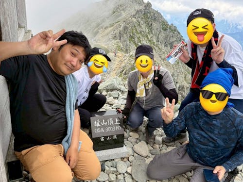 立山登山の様子。移住者となり、いろんなイベントに誘ってもらえるのは凄く役得