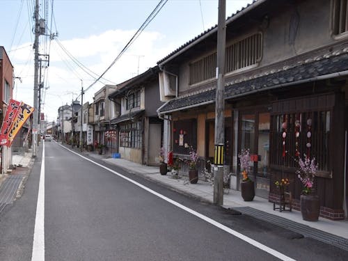 城西の町並み