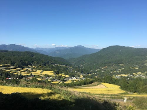 棚田が広がる土佐町