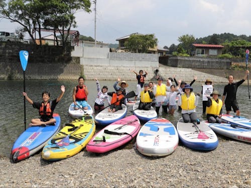 移住者交流会「松田川でのSUP体験」