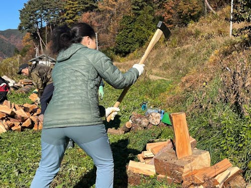 昨年の「たべる」と「つくる」を近づけるツアーの様子🌲