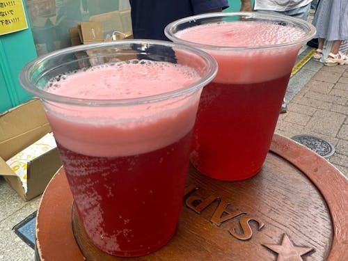 矢祭産ラズベリーを使用したラズベリービールが試作されています