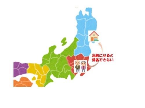 高齢で首都圏から戻れない