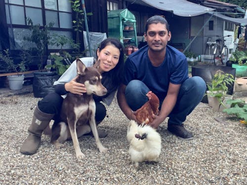 豊田市へ移住したグルシンハ夫妻